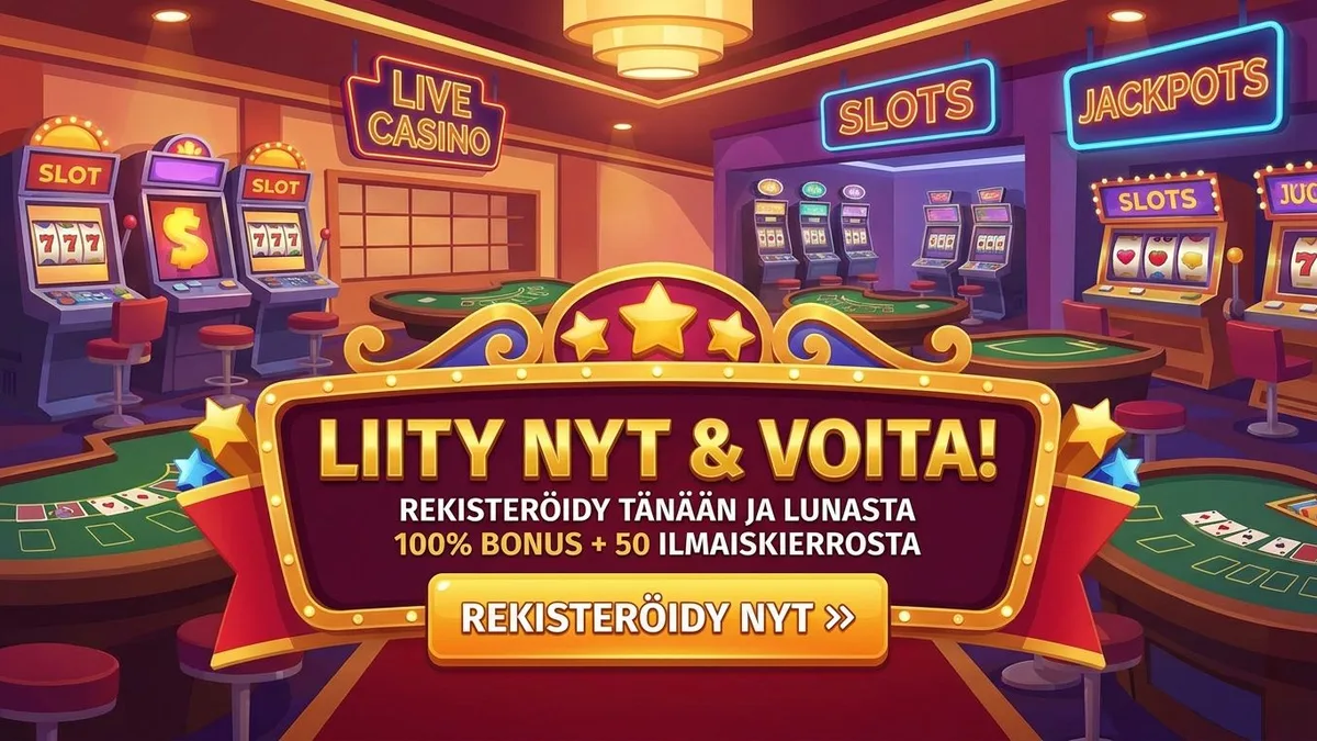 Rekisteröidy bonuksella